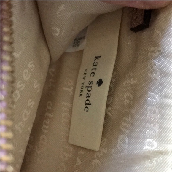 New Auth Kate Spade Pink Glitter Clutch Wristlet - Picture 7 of 8